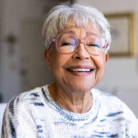 A Beautiful Multiracial Senior Woman